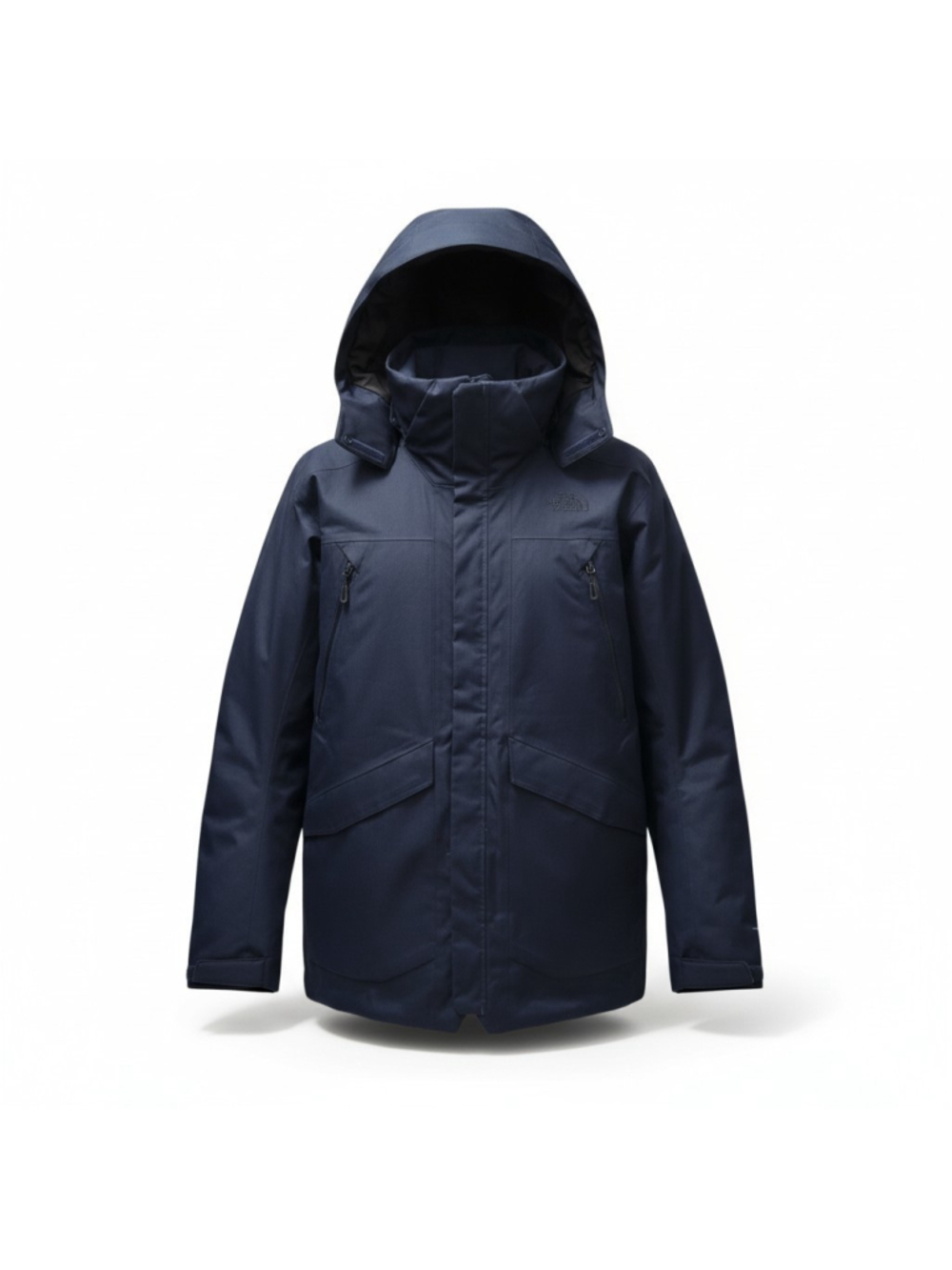 North Face Men's Navy McCall Thermoball Ski Technical Winter Hoodie Jacket Large